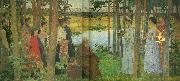 Carl Wilhelmson en allegori Sweden oil painting artist